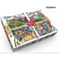 Пазлы 120 элементов (4 в 1) Danko Toys К120-04-02